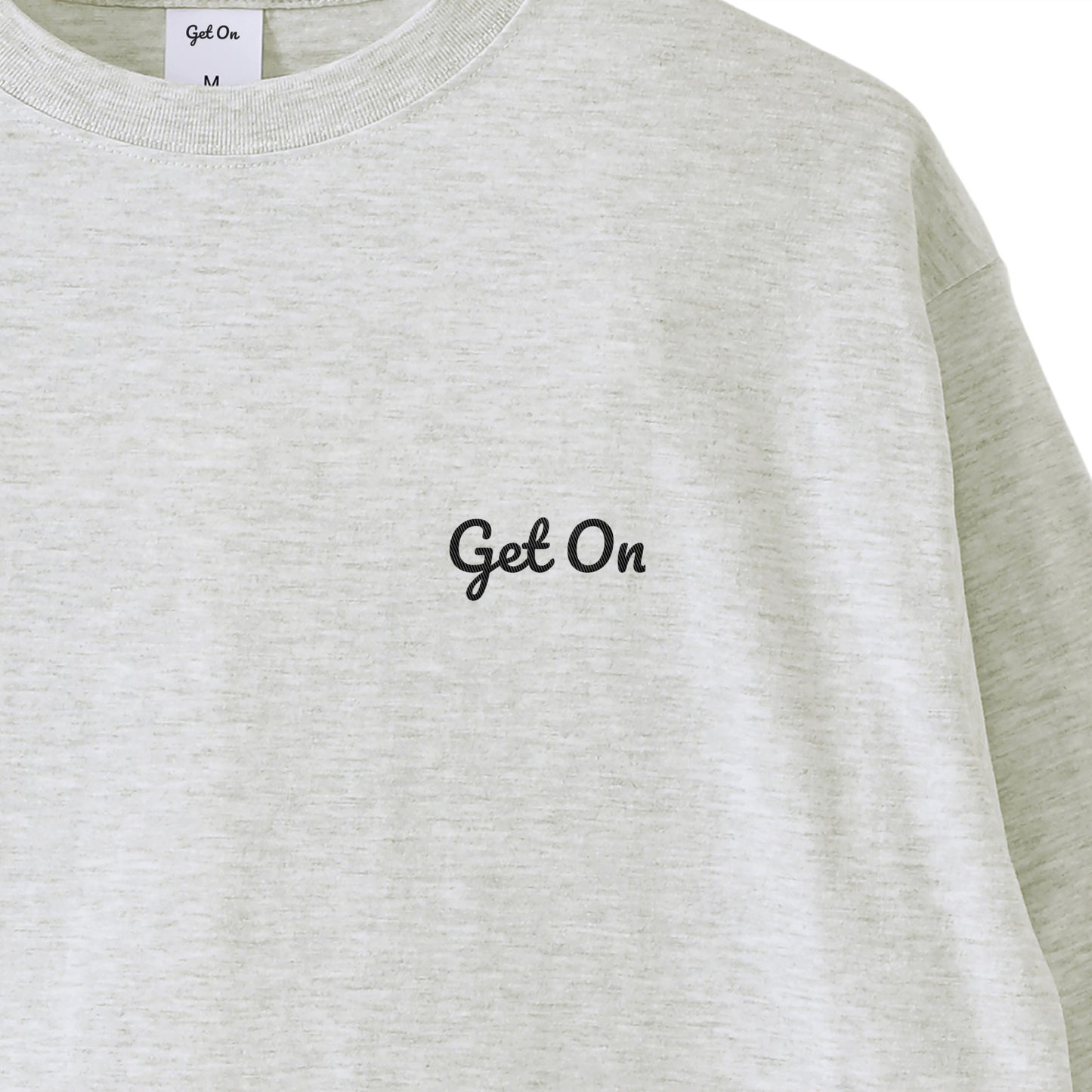 Get On ロングスリーブTシャツ ash image