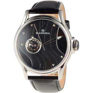 【残りわずか】MANNINA(マンニーナ) 腕時計 MNN004-01 メンズ 正規輸入品 ブラック