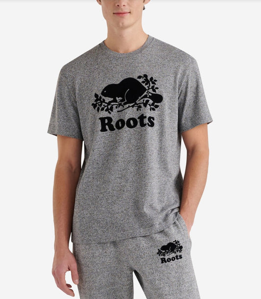 Roots オーガニックコットン クーパー・ビーバーTシャツ メンズ(日本未入荷)