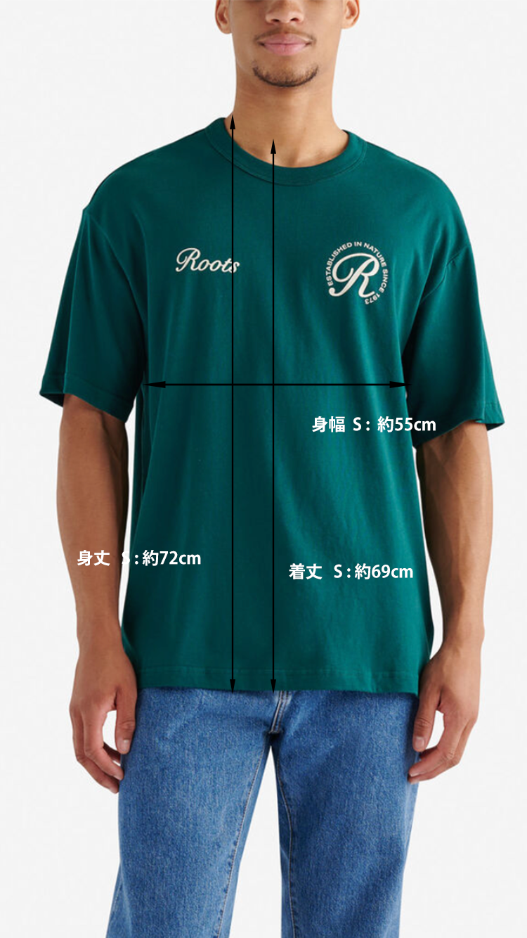 【残数わずか】Rootsメンズ シグネチャーTシャツ(日本未入荷)