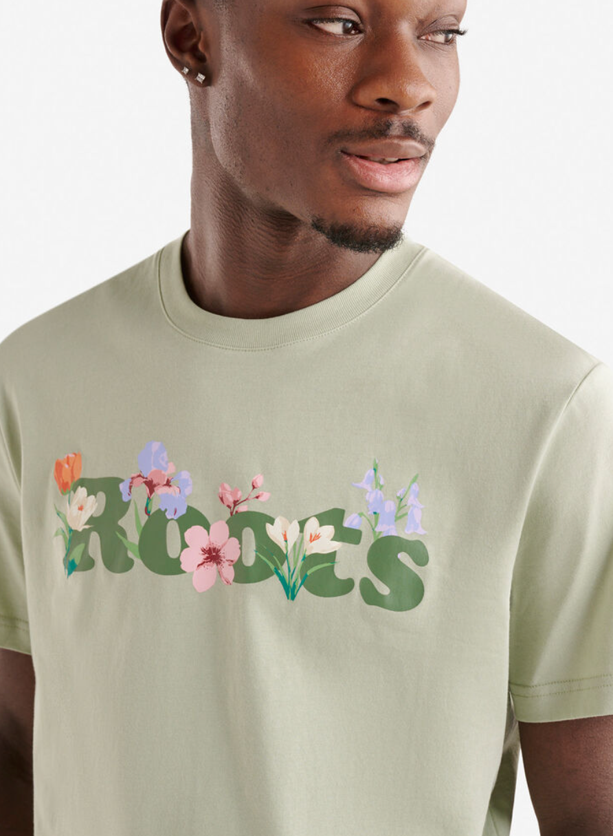 Roots Mens Floral Garden T-Shirt