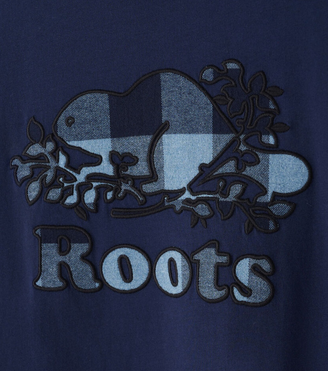 Roots クーパー・チェック柄Tシャツ (日本未入荷)