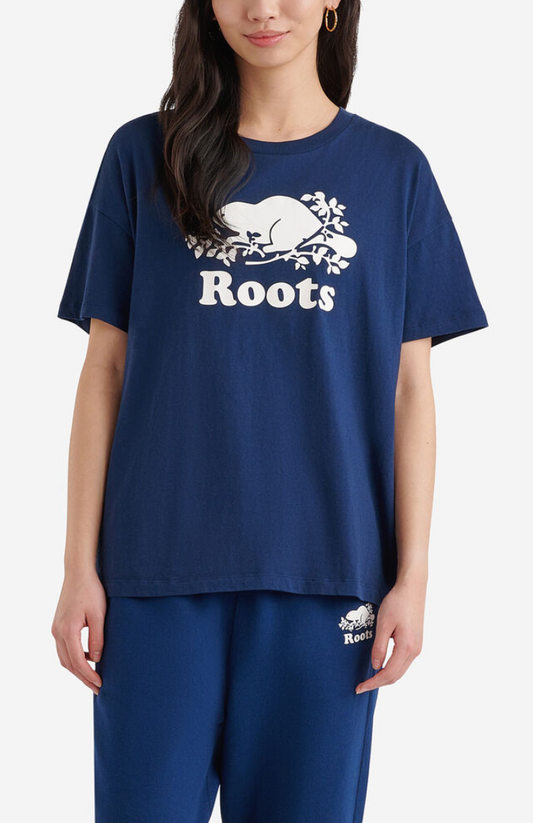 【残数わずか】Roots Womens Organic Relaxed Cooper T-shirt