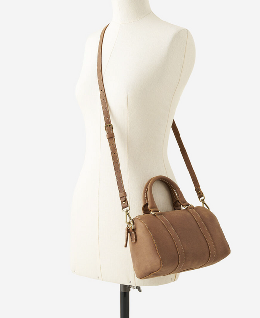 【再入荷】Rootsミニバンフ バッグ トライブ|コンパクトレザーポーチ