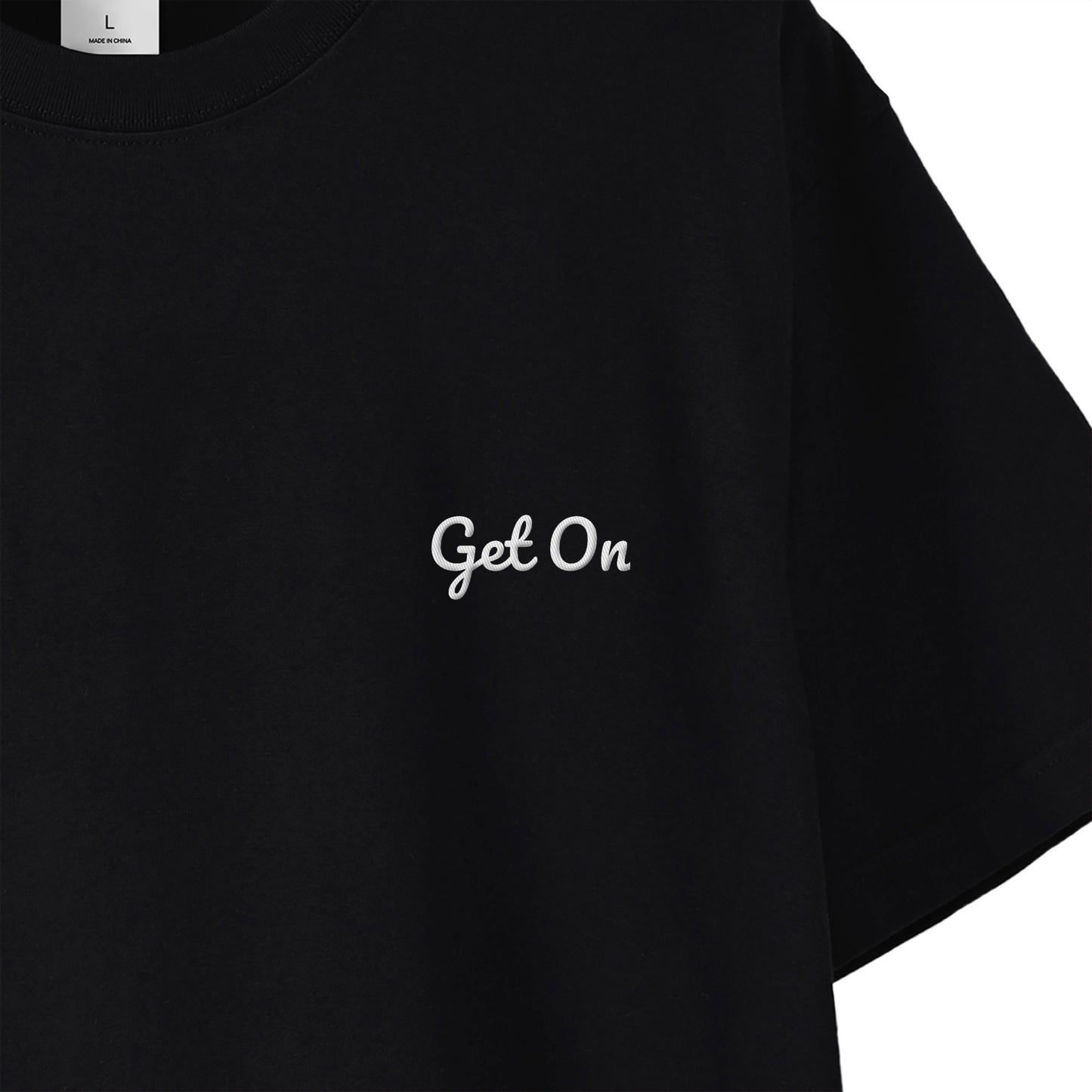 Get On オリジナルTシャツ black image