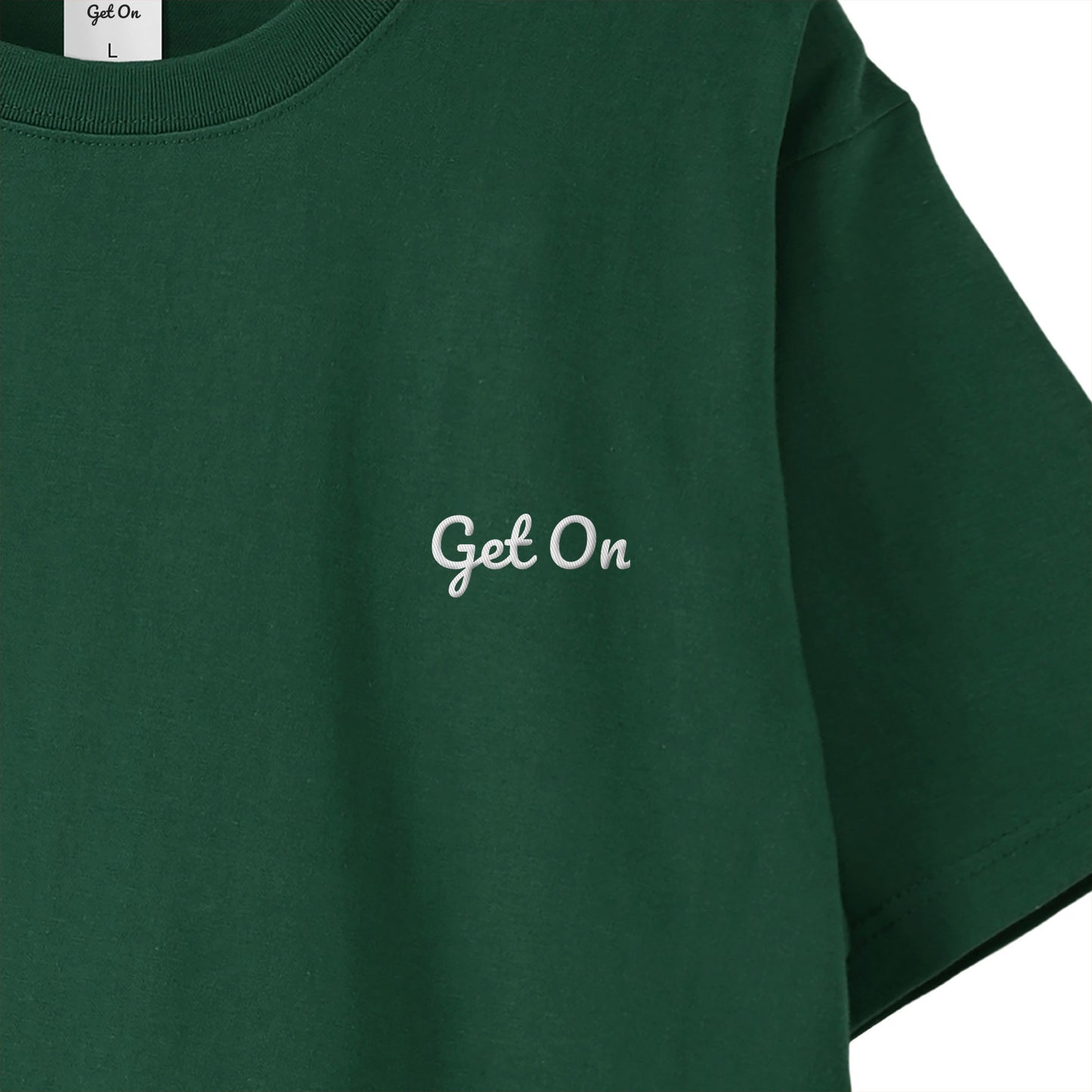 Get On オリジナルTシャツ green image