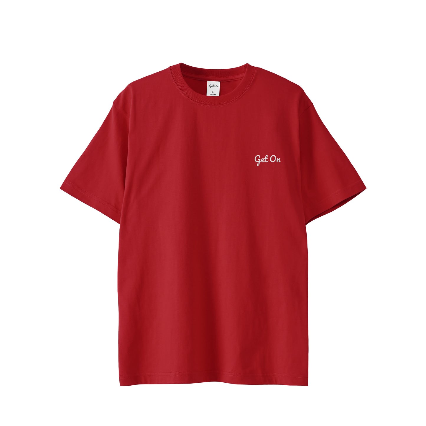 Get On オリジナルTシャツ red image