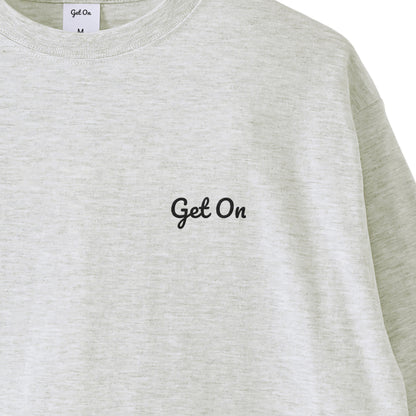 Get On ロングスリーブTシャツ ash image