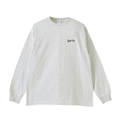 Get On ロングスリーブTシャツ ash image