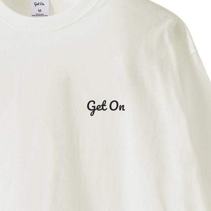 Get On ロングスリーブTシャツ white image