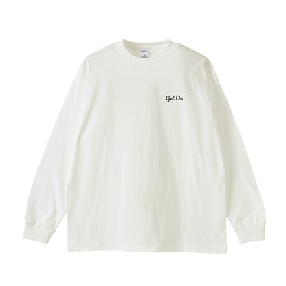 Get On ロングスリーブTシャツ white image