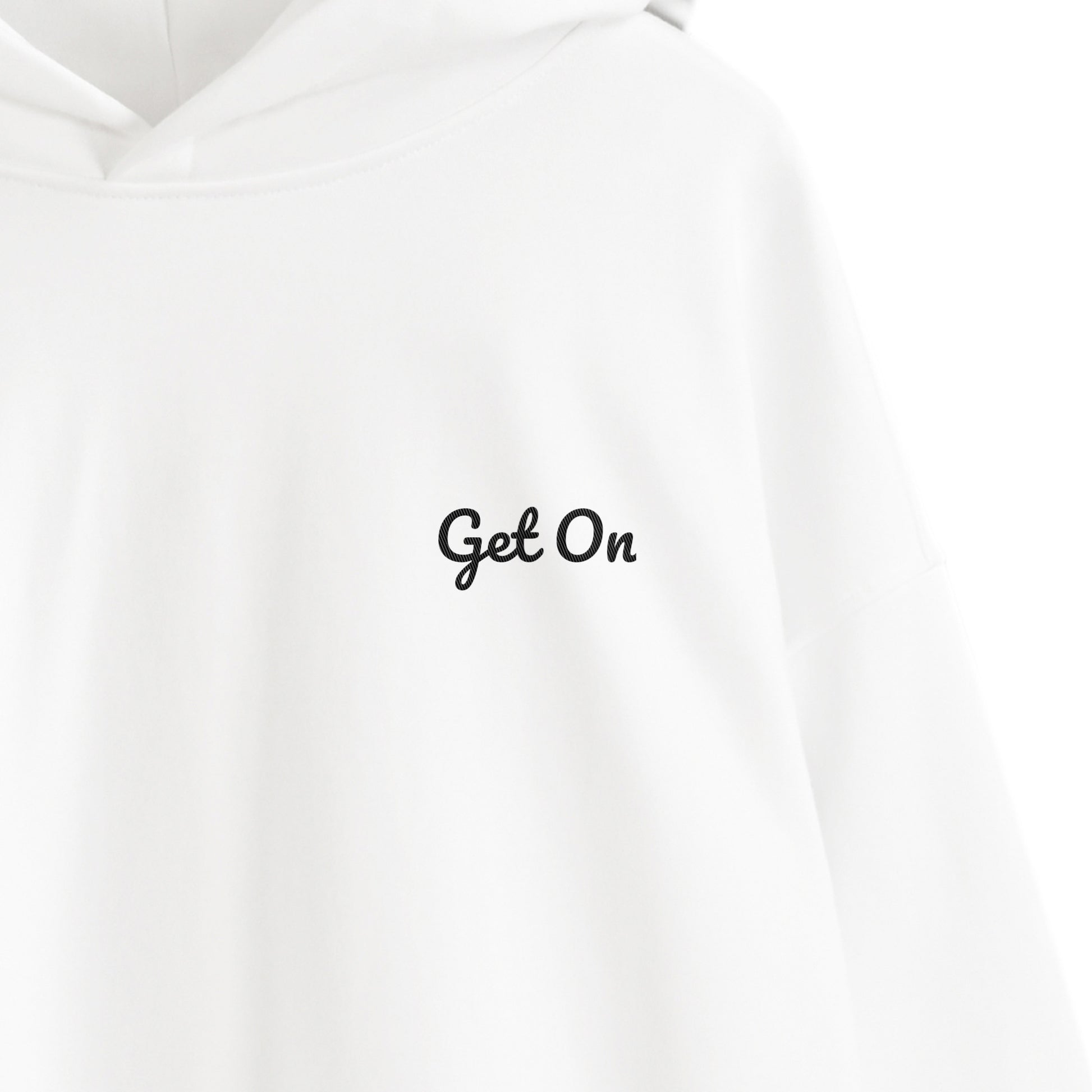 Get On オリジナルパーカー white image