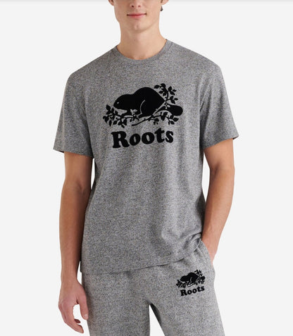 Roots オーガニックコットン クーパー・ビーバーTシャツ メンズ（日本未入荷）