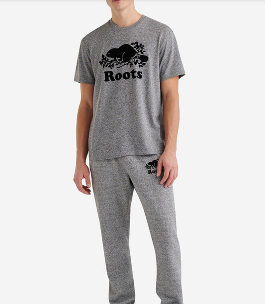 Roots オーガニックコットン クーパー・ビーバーTシャツ メンズ（日本未入荷）