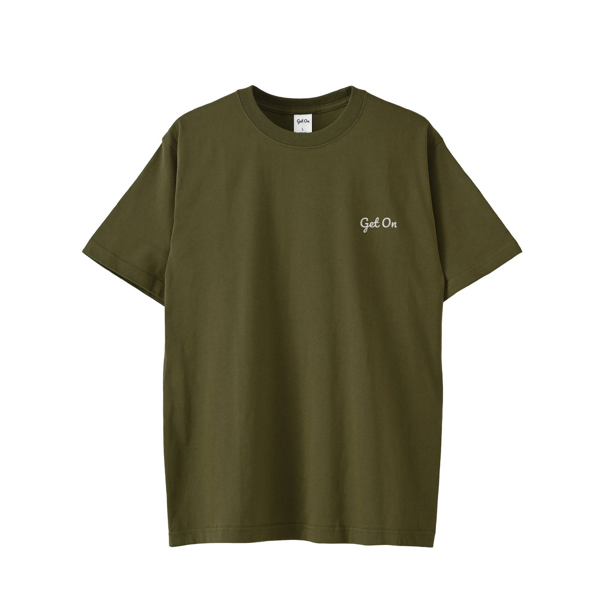 Get On オリジナルTシャツ olive-drab image