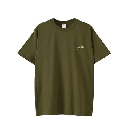 Get On オリジナルTシャツ olive-drab image