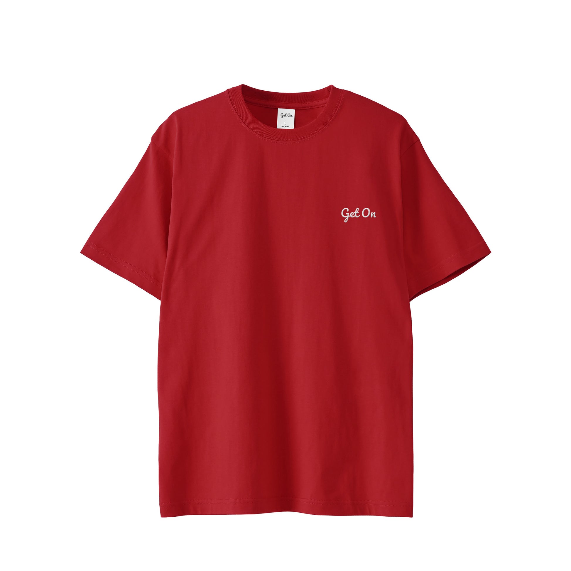 Get On オリジナルTシャツ red image